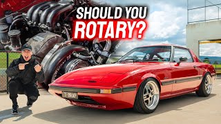 This Is Why You Need A Big Turbo Bridgeport Mazda RX7 13B Rotary [upl. by Nada]