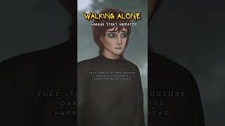 CREEPY WALKING HOME ALONE Horror Stories Animated True Scary Shorts scary horrorstories shorts [upl. by Keelia]