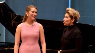 Joyce DiDonato Master Class 2015 Rossini’s “Nacqui all’affanno” from La Cenerentola [upl. by Benton]