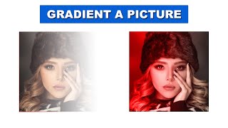 How to Gradient a picture in Photoshop 2 method [upl. by Rodablas]