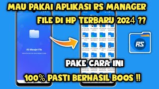 Cara menggunakan Rs manajer file 2024  Rs manajer file [upl. by Roger]