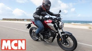 Honda CB125R  First Rides  Motorcyclenewscom [upl. by Lorianna]