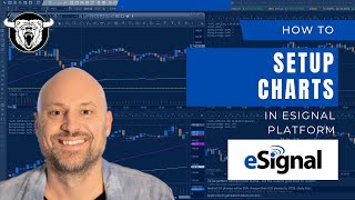 eSignal Software How to Setup Charts In Their Platform [upl. by Eserrehs]