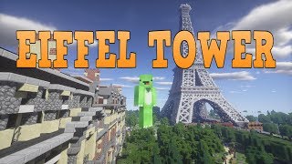 Minecraft  Eiffel Tower in Paris Download Link [upl. by Supple]