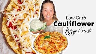 How To Make Cauliflower Pizza Crust That Won’t Fall Apart [upl. by Okomom]