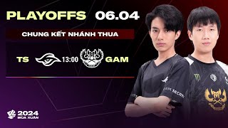 TS vs GAM BO5  Playoffs VCS 2024 Mùa Xuân  CHUNG KẾT NHÁNH THUA [upl. by Lewls377]