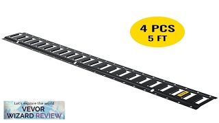 VEVOR ETrack TieDown Rail 4PCS 5FT Steel Rails wStandard 1quotx25quot Slots Compatible Review [upl. by Charil]