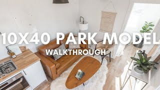 10x40 2 Bedroom Park Model Tiny House Walkthrough [upl. by Akeenahs293]