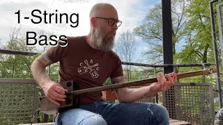 1String Diddley Bow Bass [upl. by Sherye]