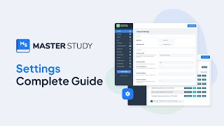 MasterStudy LMS  Settings Complete Guide [upl. by Yehsa]