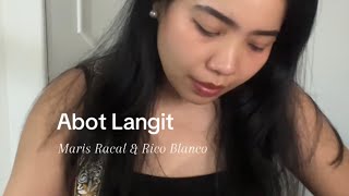 Abot Langit by Maris Racal amp Rico Blanco  Guitaroke by JESS [upl. by Dovev]