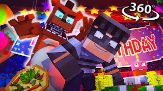 360° Five Nights At Freddys  FREDDYs RETURN   A 360° Minecraft Video [upl. by Berkman]