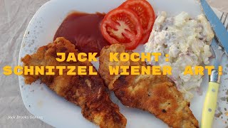 Jack kocht  Schnell und einfach Schnitzel richtig panieren [upl. by Cristen]