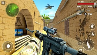 SWAT Counter Terrorist Shoot – Gun Strike Blood Shoot Gameplay 34 [upl. by Thursby]