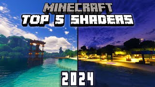 TOP 5 SHADERS IN MINECRAFT 2024 [upl. by Draude]