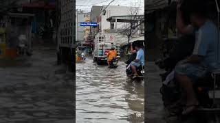 Typhoon Yagi hit the Manila Philippines causing flooding and landslides in some areas [upl. by Hephzipa]