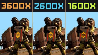 3600x » 2600x » 1600x vs RX 5600 XT [upl. by Kered]