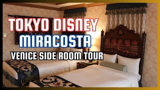 Disneys Mira Costa Hotel at Disney Sea  Venice Side Room Tour  Tokyo Disney Resort [upl. by Ajnin]