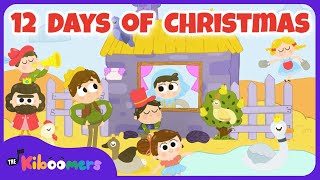 12 Days of Christmas Song  The Kiboomers Preschool Songs for Kids [upl. by Nodearb]