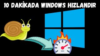 Windows Sistem Hızlandırma İpuçları Performansı Artırın [upl. by Derfiniw]