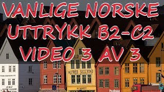 Vanlige uttrykk på norsk video 3 av 3 [upl. by Maighdlin]