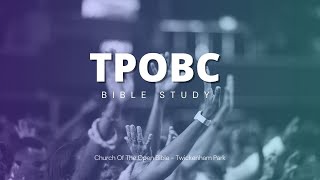 Bible Study Series on Hebrews  Bible Study Session October 8 2024 TPOBC [upl. by Boniface641]