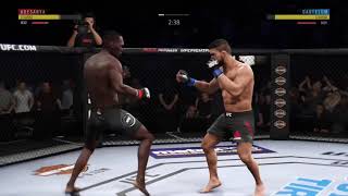 Israel Adesanya vs Kelvin Gastelum  Full Fight  UFC Simulations Ep88 [upl. by Nylek]