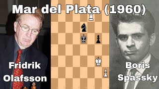 Mar del Plata 1960 Boris Spassky vs Fridrik Olafsson [upl. by Ailekat]