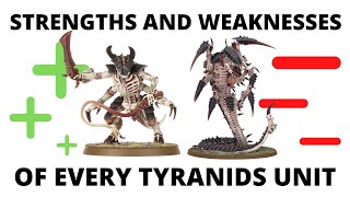 Strengths and Weaknesses for EVERY Tyranids Codex Unit [upl. by Miksen17]