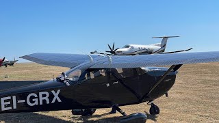 Stunning Landing into the Scilly Isles Airport  Cockpit Cam [upl. by Nyladnek]