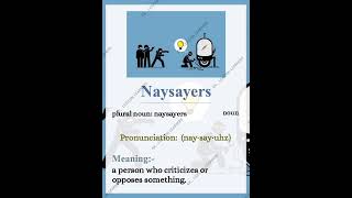 Vocabulary Word Naysayers [upl. by Mercorr]