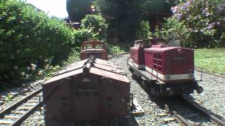 Fahrtag auf der Gartenbahn in Werdau [upl. by Linders]