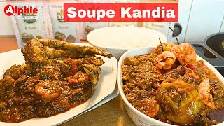 SOUPE KANDIA Poisson Fruits de Mer  bou soft te beurri bagasse [upl. by Ashia]