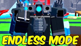 New Endless Mode And Upgraded Titan Cameraman In Toilet Tower Defense [upl. by Galateah]