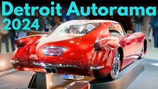 DETROIT AUTORAMA 2024  RIDLER AWARD SHOW 1 Hour of Custom Cars Hot Rods Muscle Cars amp More in 4K [upl. by Arick153]