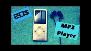 Hotechs MP3 Music Player unboxing review [upl. by Htenywg64]