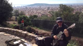 ROBERT  Busker at Park Guell Barcelona [upl. by Pearse]