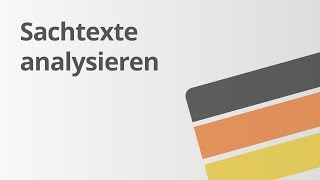 Sachtexte analysieren – einen Schluss schreiben  Deutsch  Textanalyse und interpretation [upl. by Ojillek]