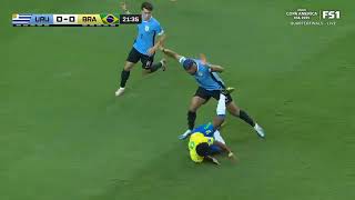 Brazil Vs Uruguay 42 Highlights  Copa America 2024  Brazil lost [upl. by Ainevuol]