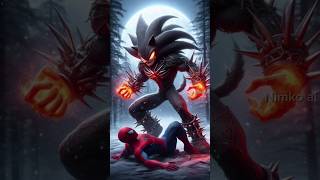 Superman and SpiderMan Vs sonic fight battlenimkoai shorts sonicthehedgehog supermanspiderman [upl. by Ahsiniuq]