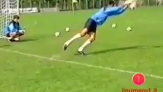 Parma calcio lallenamento del giovane Buffon [upl. by Lazare]