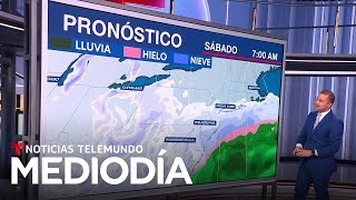 Antes que el tiempo mejore empeorará significativamente con una quinta tormenta  Noticias Telemundo [upl. by Aryaz]