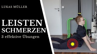 Leistenschmerzen Übungen  Schmerzen in der Leiste mit 3 Übungen selber behandeln [upl. by Huppert]