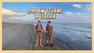 24H am STRAND in ITALIEN  Overnighter  Angeln [upl. by Akel]