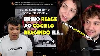 BRINO reagiu ao COCIELO ELES VÃO GRAVAR [upl. by Simara]