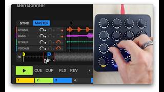 Control Traktor Pro 4s Stems  Pattern player with a Twister [upl. by Gusella]