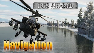 DCS AH64D Tutorial  TSD Navigation [upl. by Litnahs]