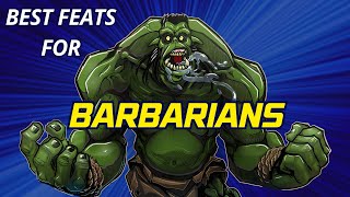 Best Feats for Barbarians in DampD 5e [upl. by Assenyl]