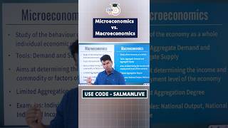 Difference between Microeconomics and Macroeconomics  Economy microeconomics macroeconomics [upl. by Murial]