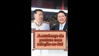 A mudança de postura da Coreia do norte com o Sul [upl. by Dronski637]